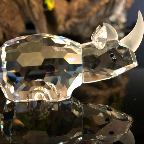 Swarovski Crystal Rhinoceros Figurine - Picture 3 of 4
